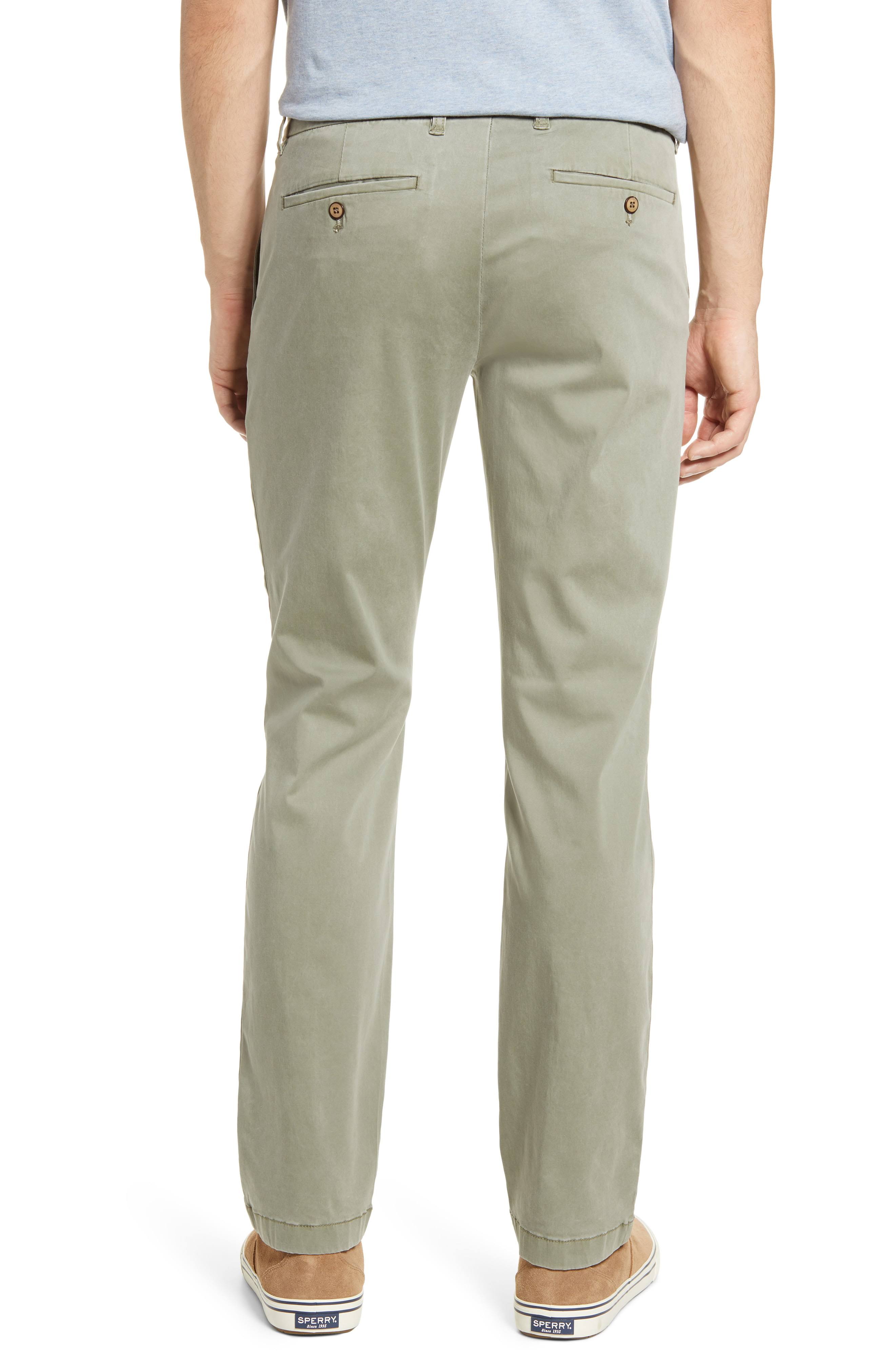 Tommy Bahama Boracay Flat Front Chino Pant Men&s Tea Leaf : 33 32