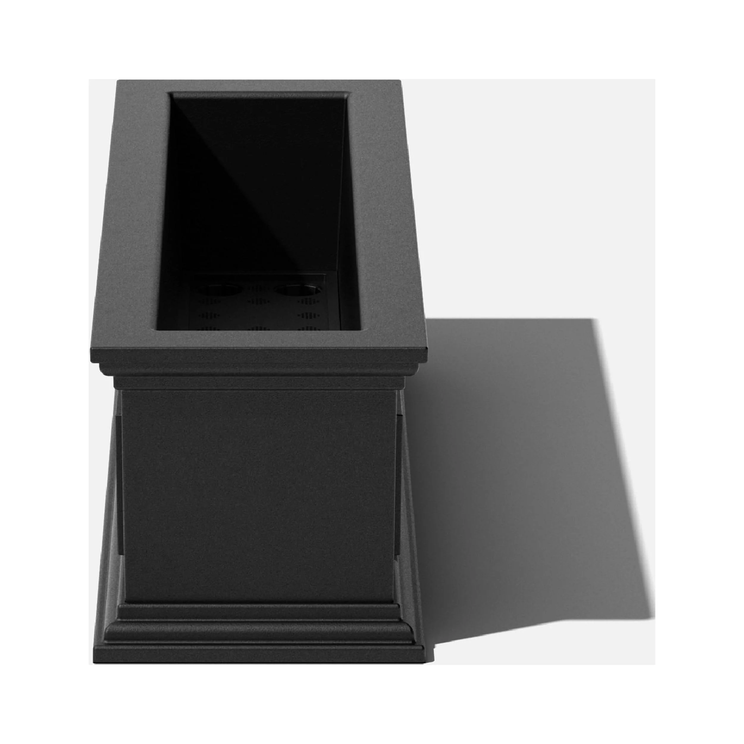Veradek Brixton Window Box 36" Planter Black Black