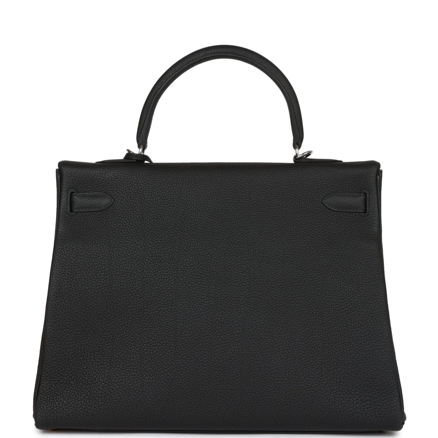 Hermes Kelly Retourne 35 Black Togo Palladium Hardware