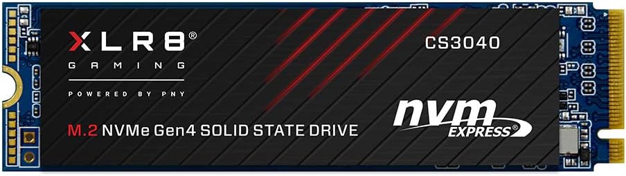 PNY XLR8 CS3040 4TB M.2 NVMe Gen4 x4 Internal Solid State Drive (SSD) - M280CS3040-4TB-RB