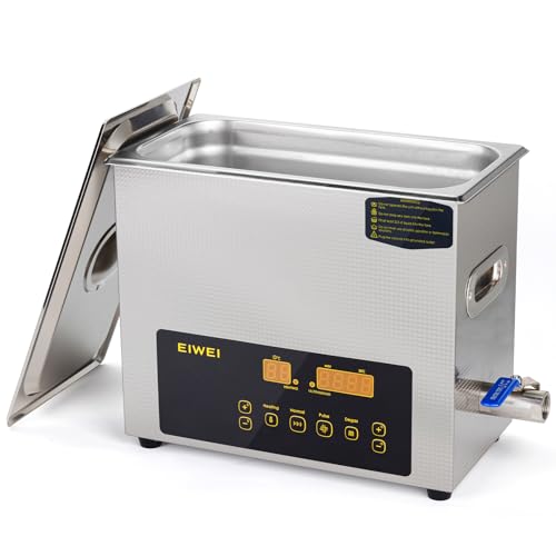 3L Ultrasonic Cleaner Dual-Frequency Professional Digital Stainless Steel Cleaning Machine with Heater Timer for Carburetor, Parts, Circuit Board
