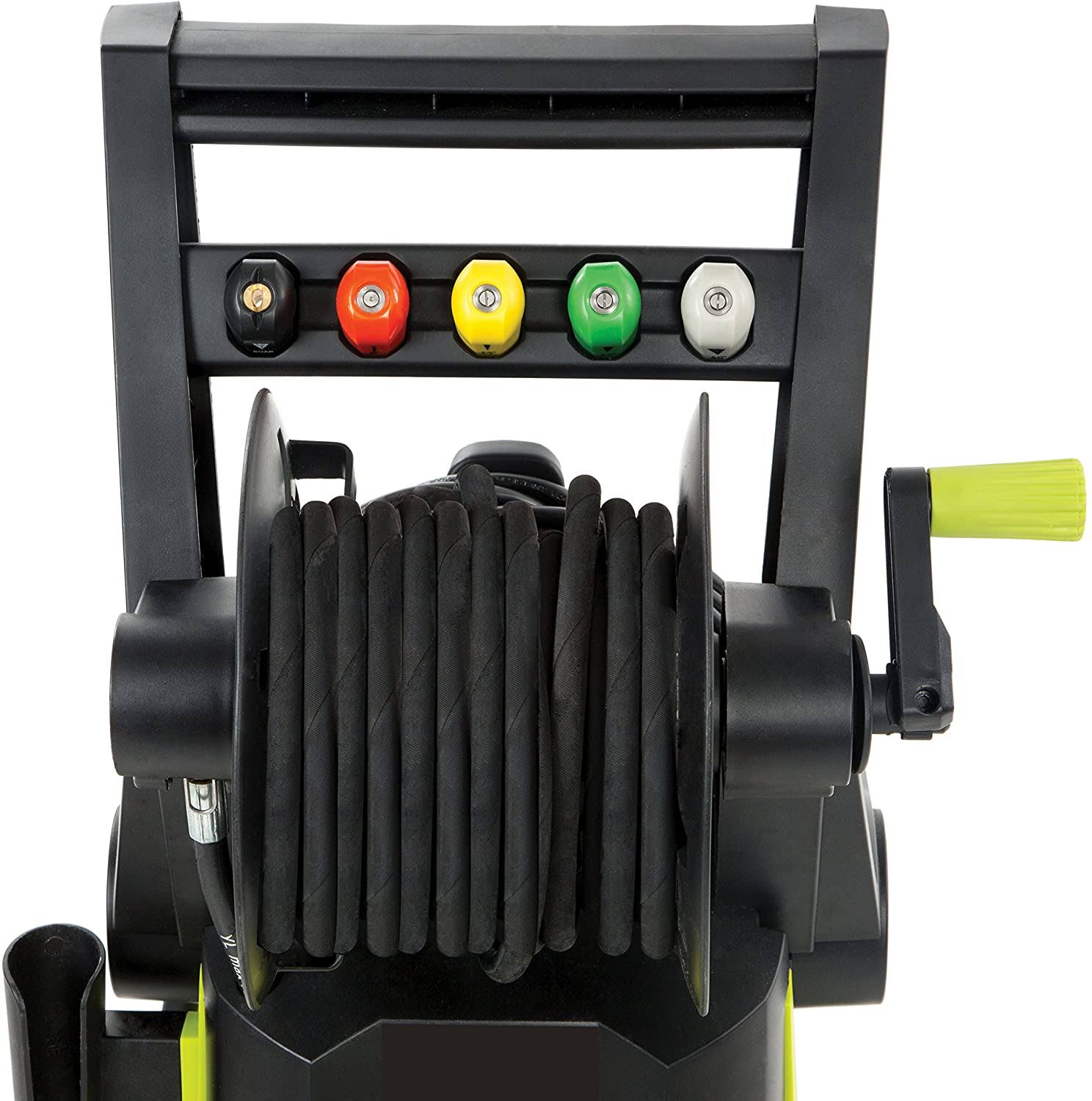 Sun Joe Spx3001 2030 PSI 1.76 GPM 14.5 Amp Electric Pressure Washer with Hose Reel,