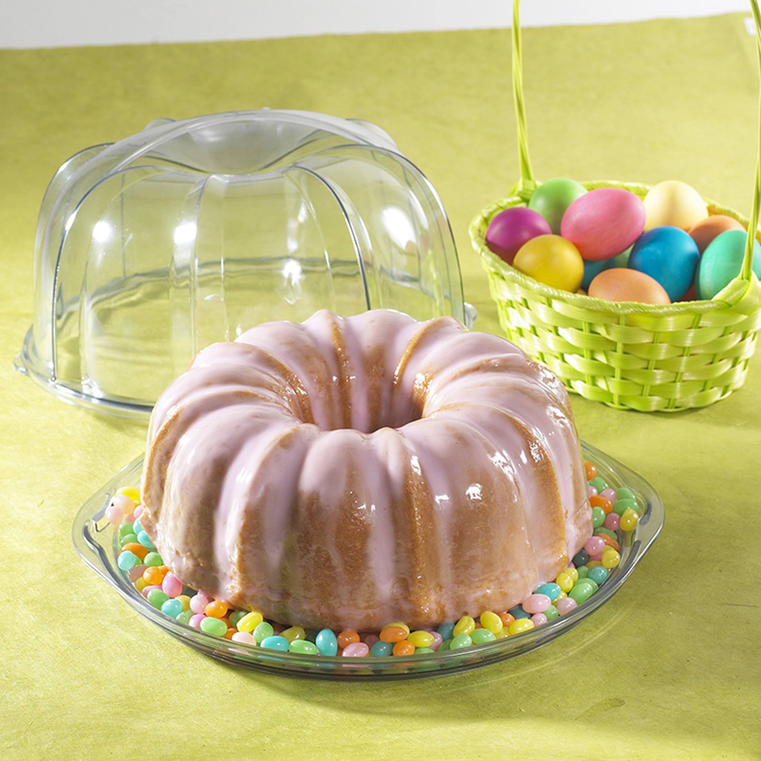 Nordic Ware Deluxe Bundt Cake Keeper 1 Clear