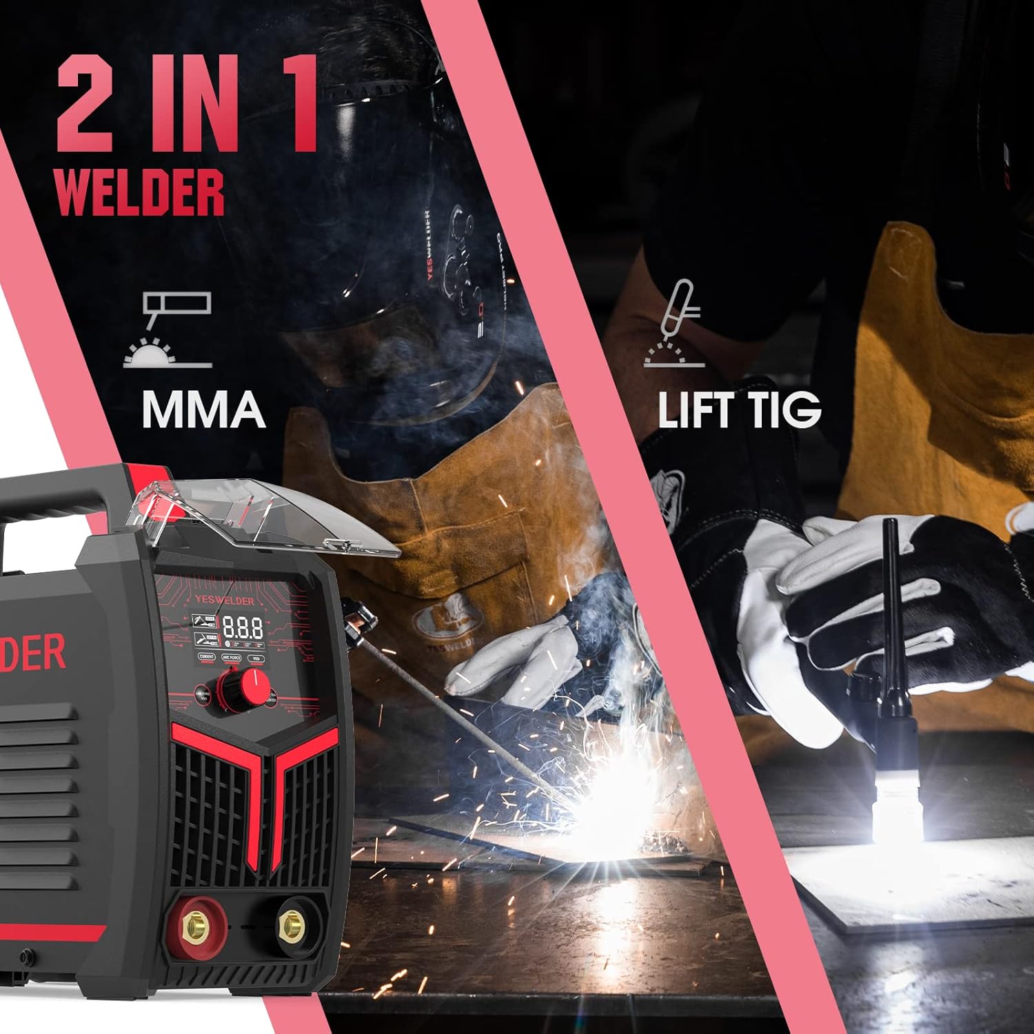 YESWELDER 110V/220V Stick Welder