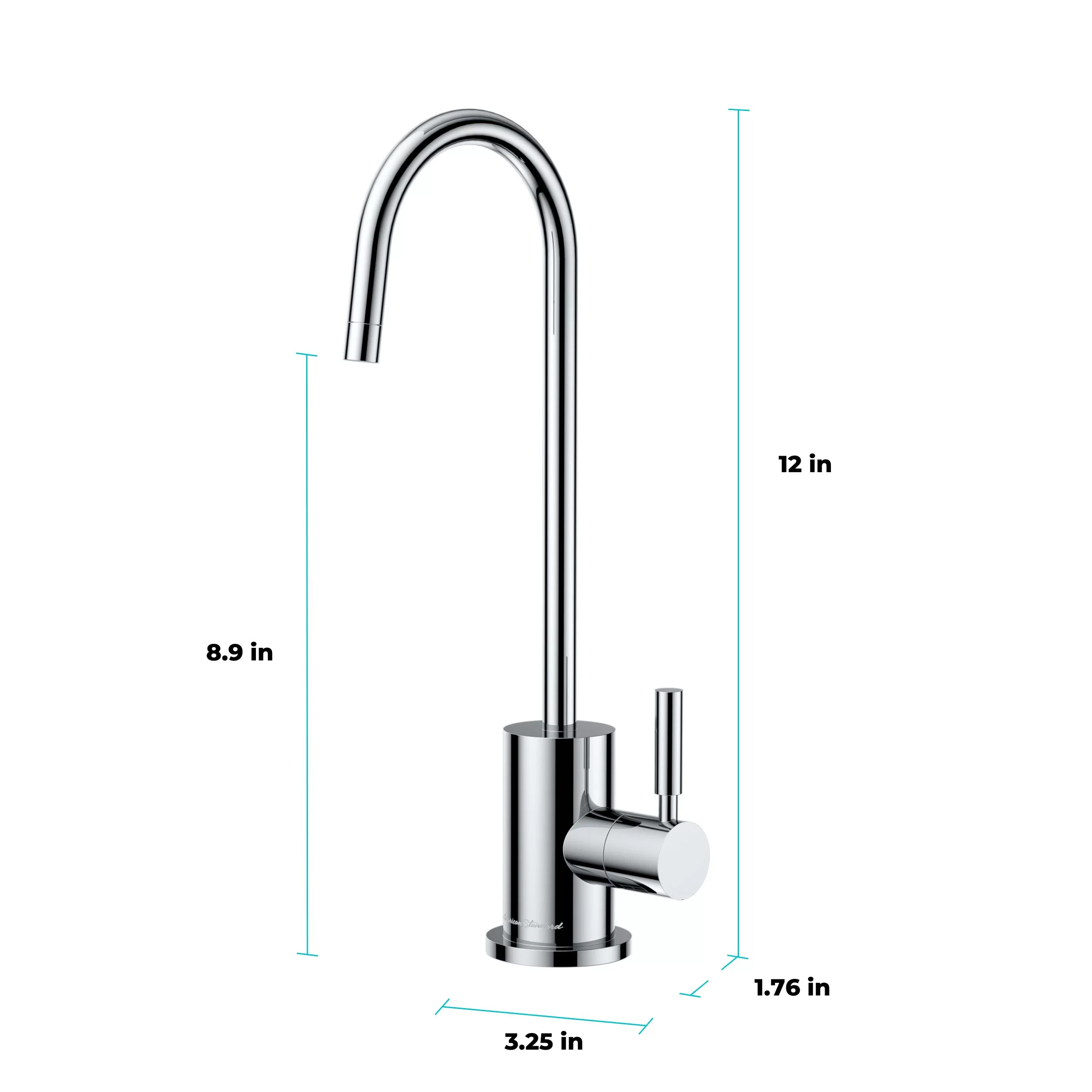 American Standard Kitchen Hot Water Dispenser 1500W with Chrome Single Handle Faucet 41-ASH-410-F575-CH