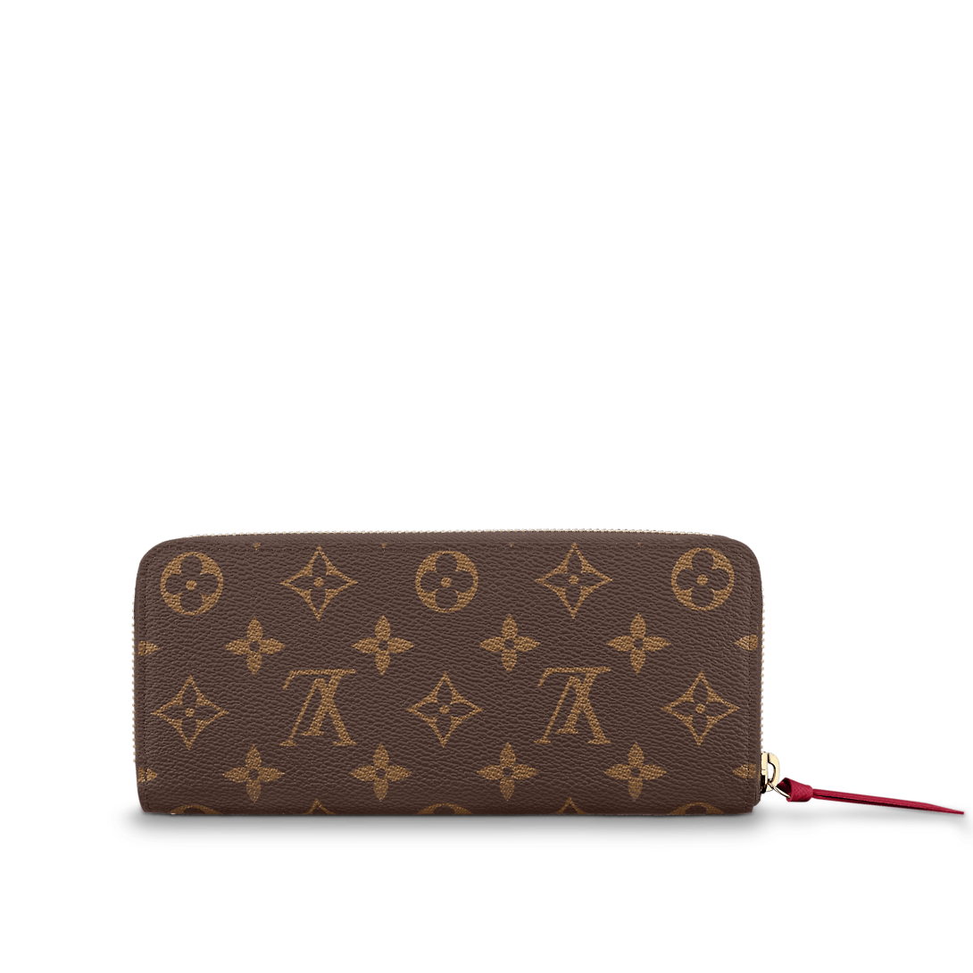 Louis Vuitton Monogram Canvas Clemence Wallet M60742 Fuchsia