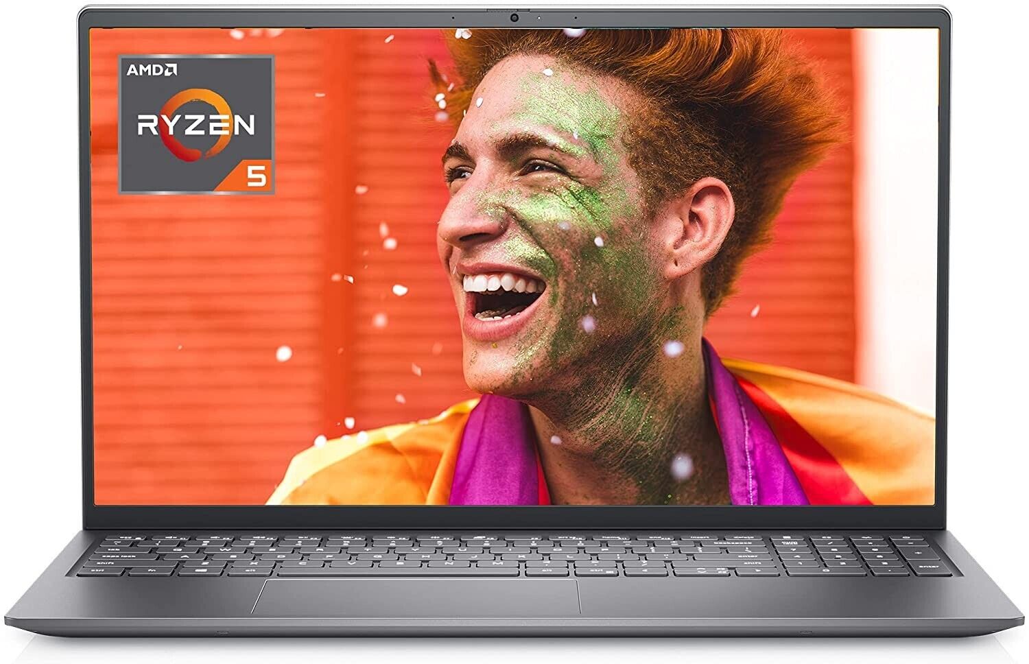 Dell Inspiron 15 5515 15.6-Inch Touchscreen Laptop - Full HD (1920 x 1080) Display, AMD Ryzen 5 5500U, 8GB DDR4 RAM, 256GB SSD, USB-C, Wi-Fi 6