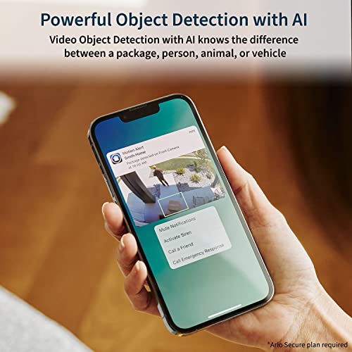 Arlo Pro 5S Spotlight Security Camera 2K HDR | Outdoor | Wireless | Dual-Band Wi-Fi Connects to Strongest Network |12X Zoom, 2-Way Audio, Siren