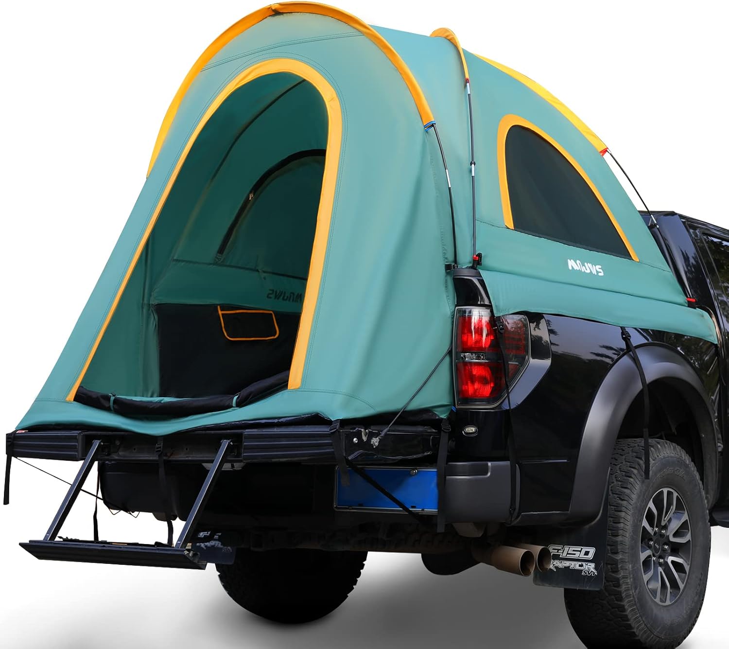Truck Bed Tent with Rainfly for 5.5-6 FT Truck Bed - 2 Person Waterproof & Windproof Pickup Truck Tent