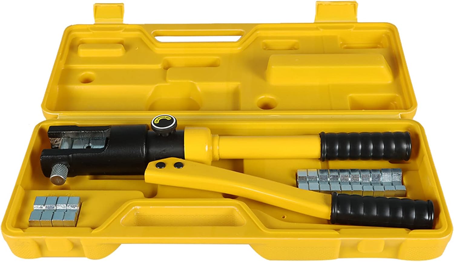 NEW 16 Ton Hydraulic Wire Crimper Battery Cable Lug Terminal Crimping Tool w/ 11 Dies