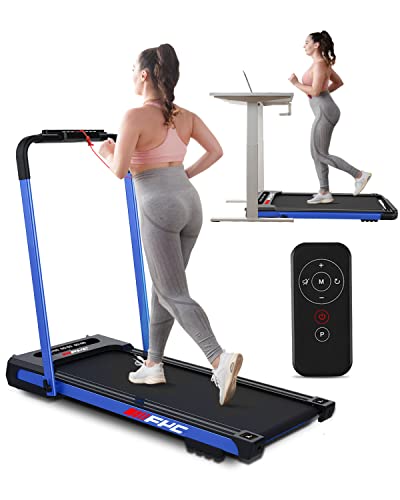 FYC Under Desk Treadmill - Walking Pad 2 in 1 Folding Treadmill Desk Workstation for Home 300LBS Weight Capacity 3.5HP
