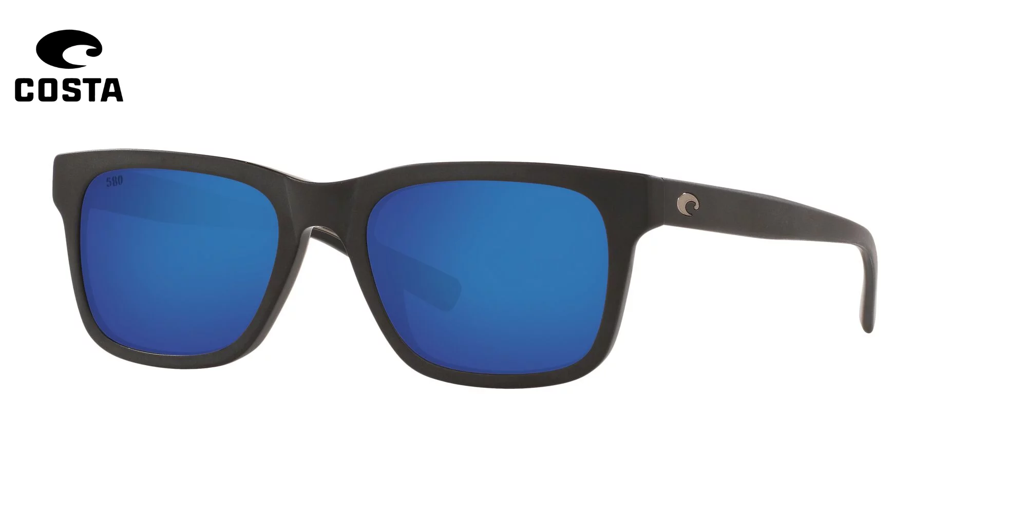 Costa Del Mar Tybee Polarized Blue Mirror 580G Square Sunglasses TYB 282 OBMGLP