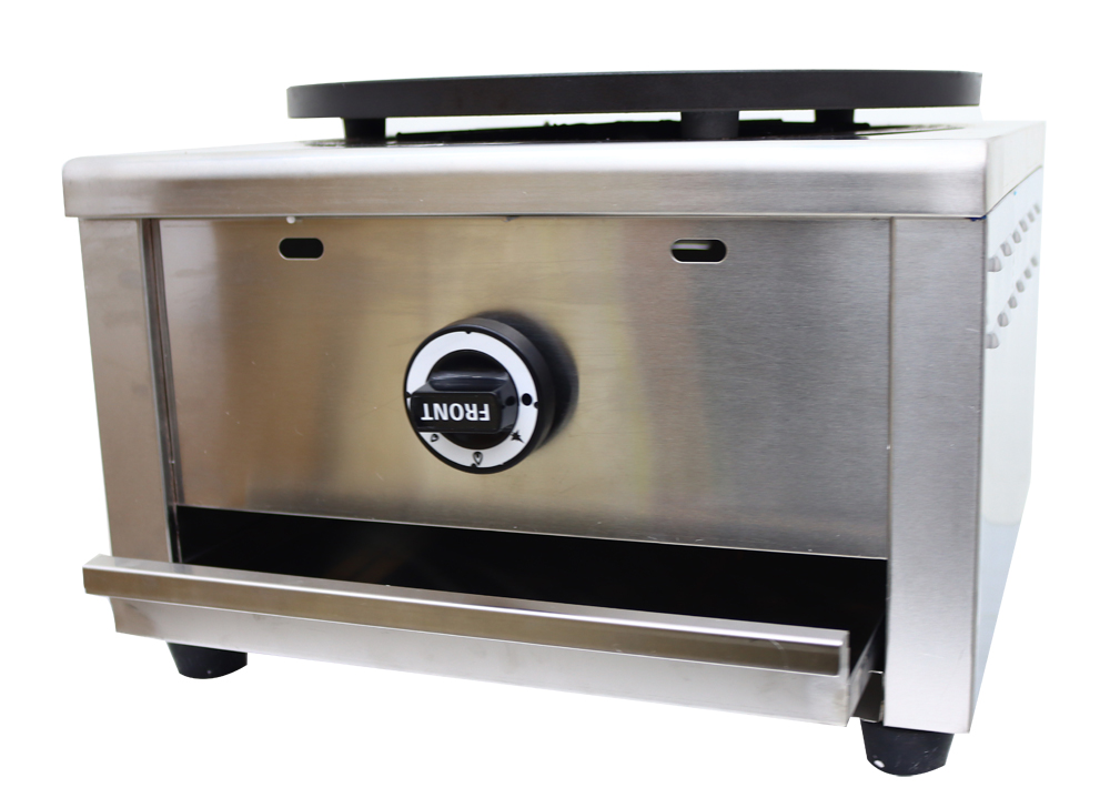 Techtongda Commercial Pancake Fruit Machine Single Head Natural Gas Crepe Maker 2000 Pa