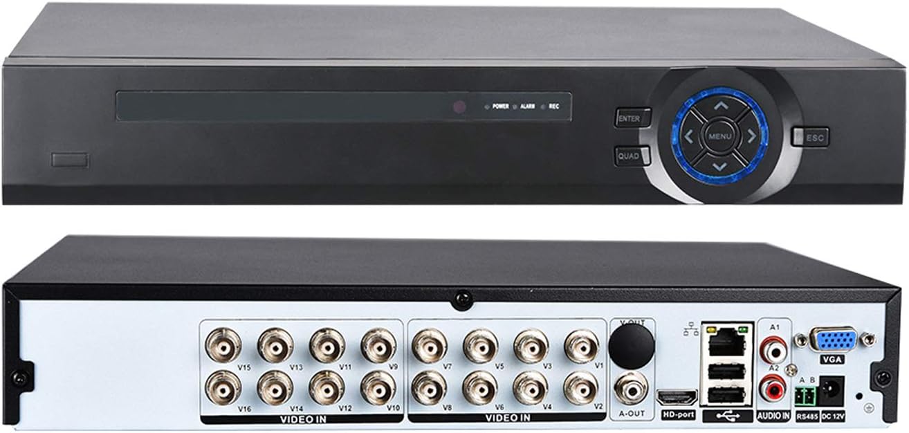 Lapetus 8CH 1080N Hybrid 5-in-1 AHD DVR (1080P NVR+1080N AHD+960H Analog+TVI+CVI) Standalone DVR CCTV Surveillance Security System Video Recorder