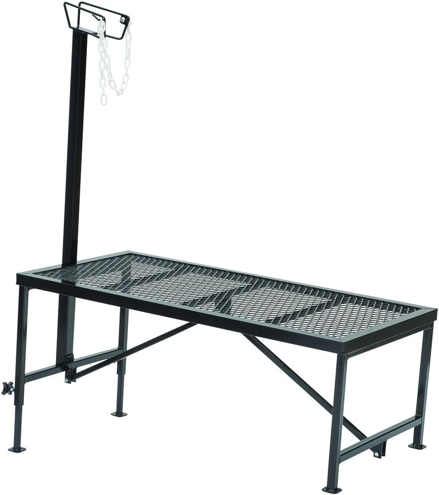 Weaver Leather Livestock Steel Trim Stand - Adjustable and Durable Trimming Stand for Sheep, Goats, and Other Livestock