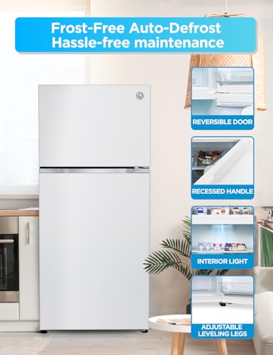 Commercial Cool 11.1 Cu. Ft. Convertible Freezer Refrigerator, Upright Fridge with Glass Shelves, Reversible Door, ENERGY STAR rated, Auto Defrost