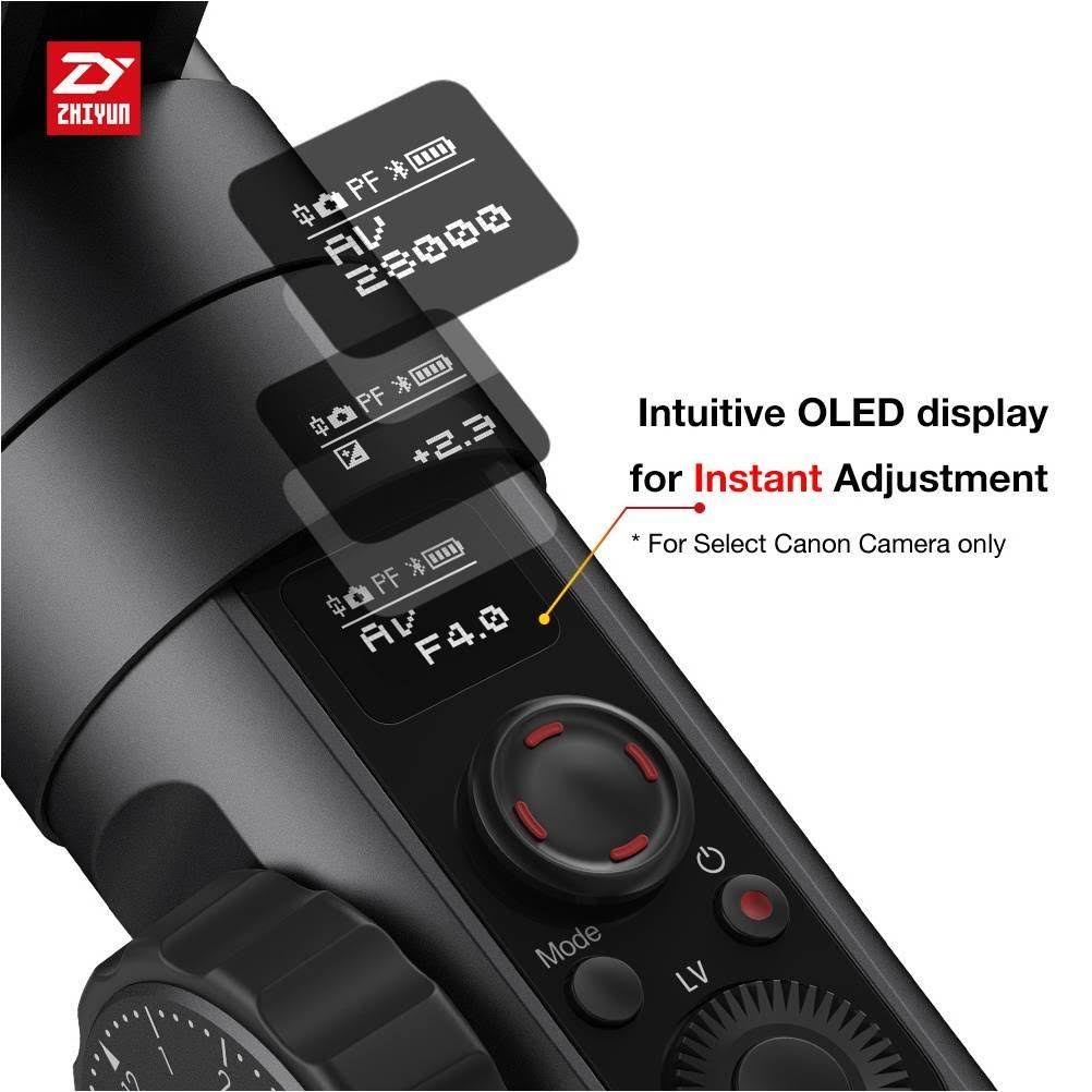 Zhiyun Crane 2 2018 3-Axis Gimbal for Dslr Camera, Get Free Servo Follow Focus