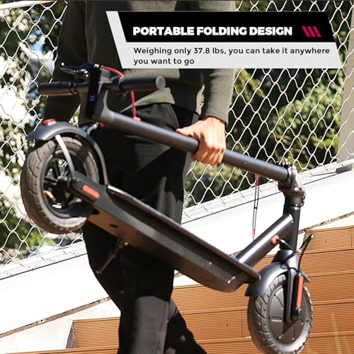 Electric Scooter for Adults – 19MPH, 17-Mile Range, 430W Peak Motor