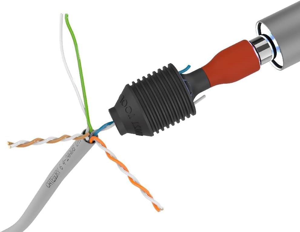 Untwist Tool V2 CAT5e/CAT6 Pair Separator - Quickly & Easily Untwists CAT5e / CAT6 Pairs - Saves Fingers (2)