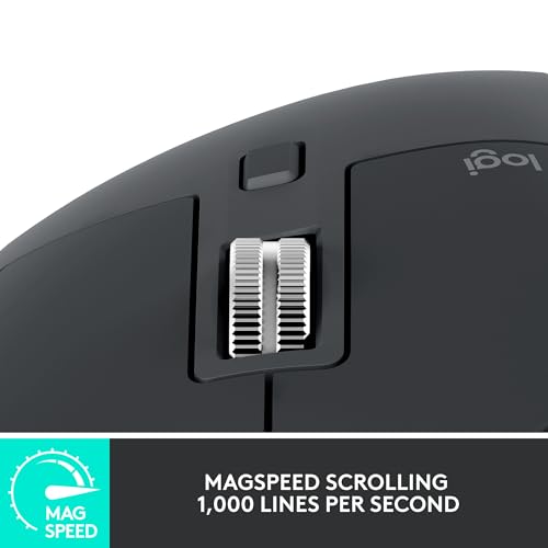 Logitech MX Keys S Combo - Performance Wireless Keyboard and Mouse with Palm Rest, Customizable Illumination, Fast Scrolling, Bluetooth, USB C