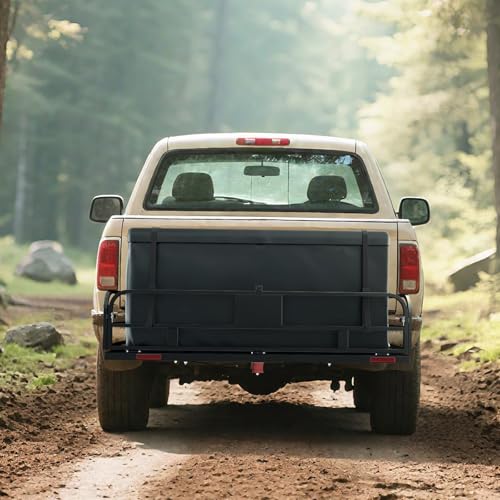 Hitch Mount Cargo Carrier Basket 500 LBS Folding Vehicle Cargo Baskets 60" x 24" x 14" Fits 2" Receiver with 2" Hitch Stabilizer for SUV