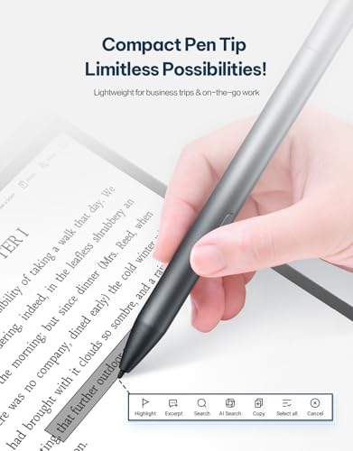 AINOTE Air 2, 8.2" AI E Ink Tablet, Smart Paper Note-Taking Tablet with Stylus & Adjustable Light, ChatGPT-Powered Multi-Language Transcription