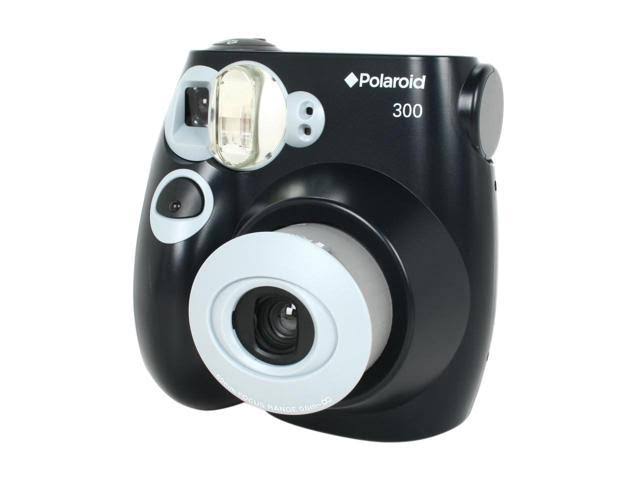 Polaroid PIC-300 Analog Instant Film Camera with 60mm Lens - Black