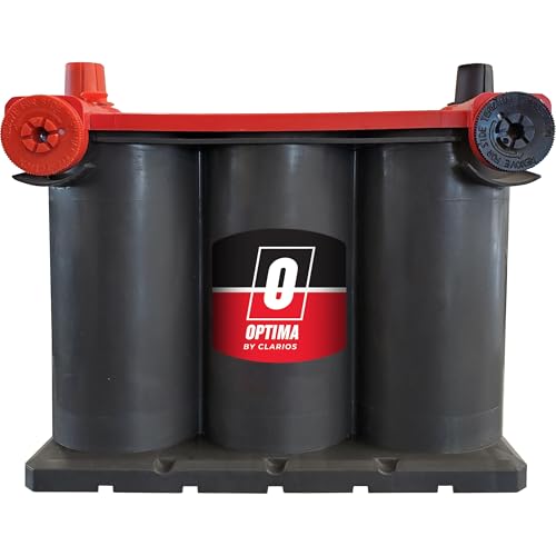 OPTIMA Batteries High Performance 75/25 RedTop Sealed AGM Car, Truck, and SUV Starting Battery, 720 CCA, Dual SAE and GM Terminals, Maintenance Free