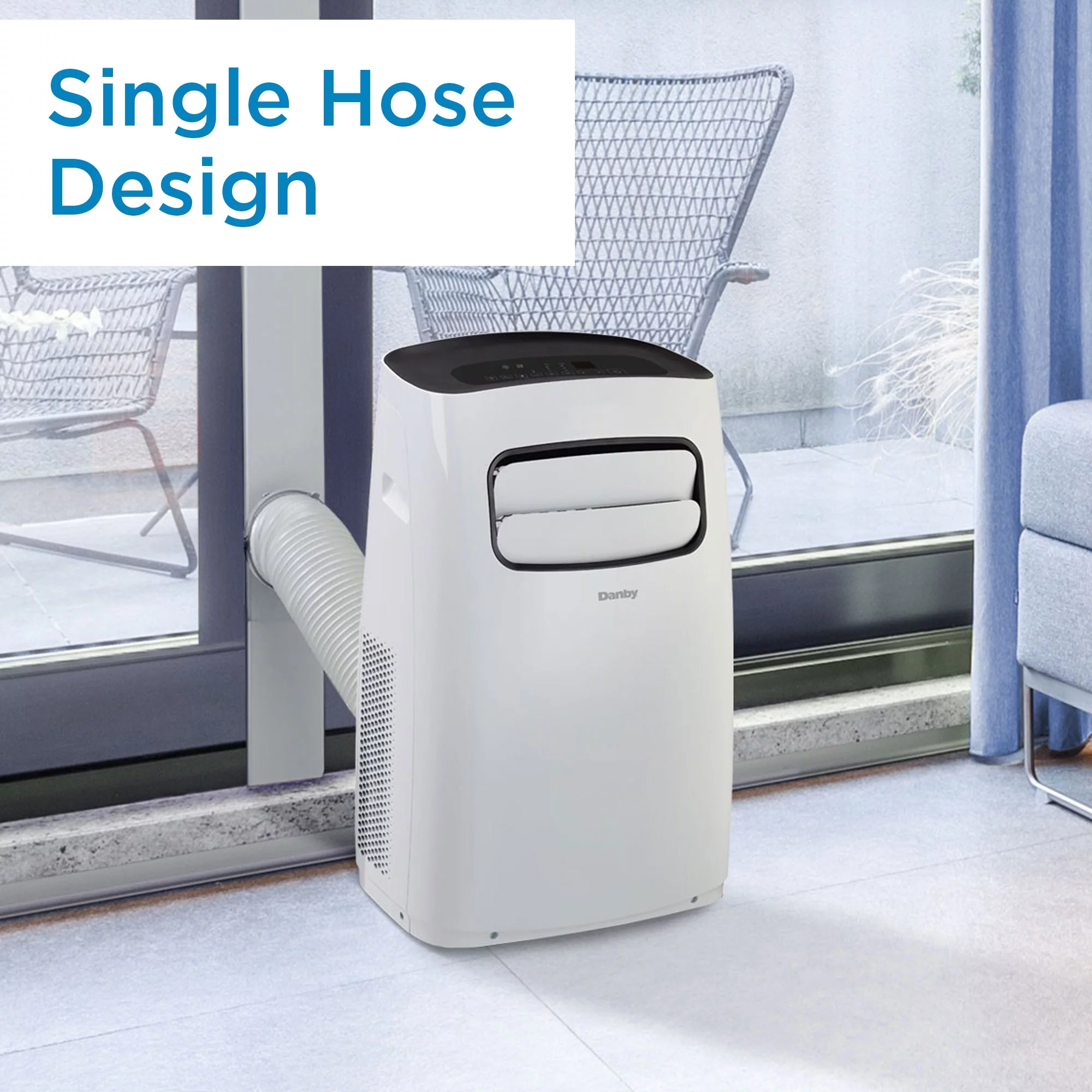 Danby DPA058B6WDB 5800 BTU (10000 ASHRAE) Portable AC in White