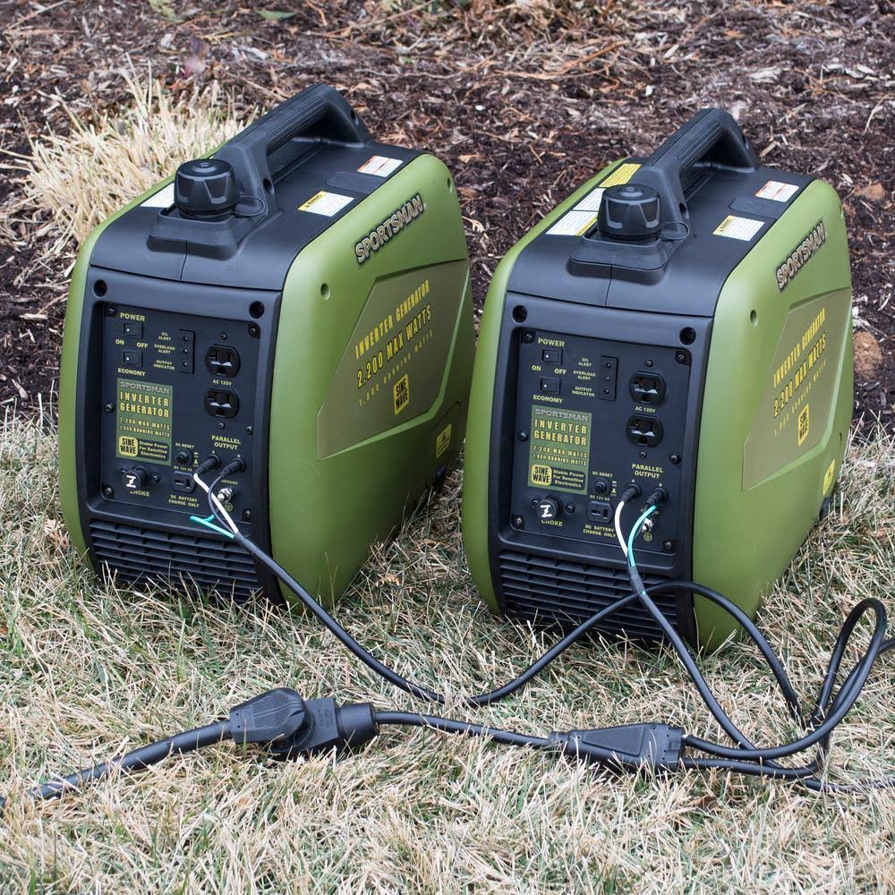 Portable Digital Inverter Generator 2200/1800-Watt Gasoline Parallel Capability
