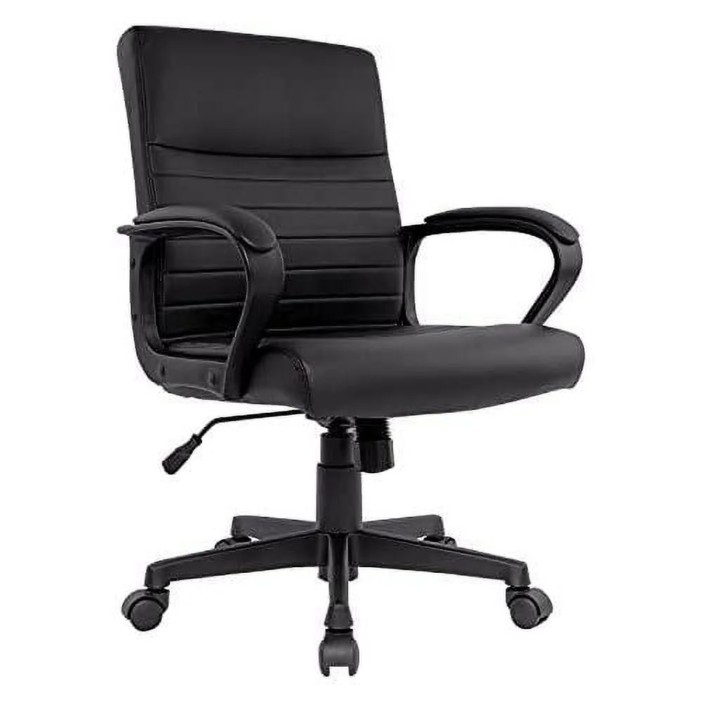 Tervina Luxura -Back Manager Chair, Black, 2/Pack (56904V-Ccvs)