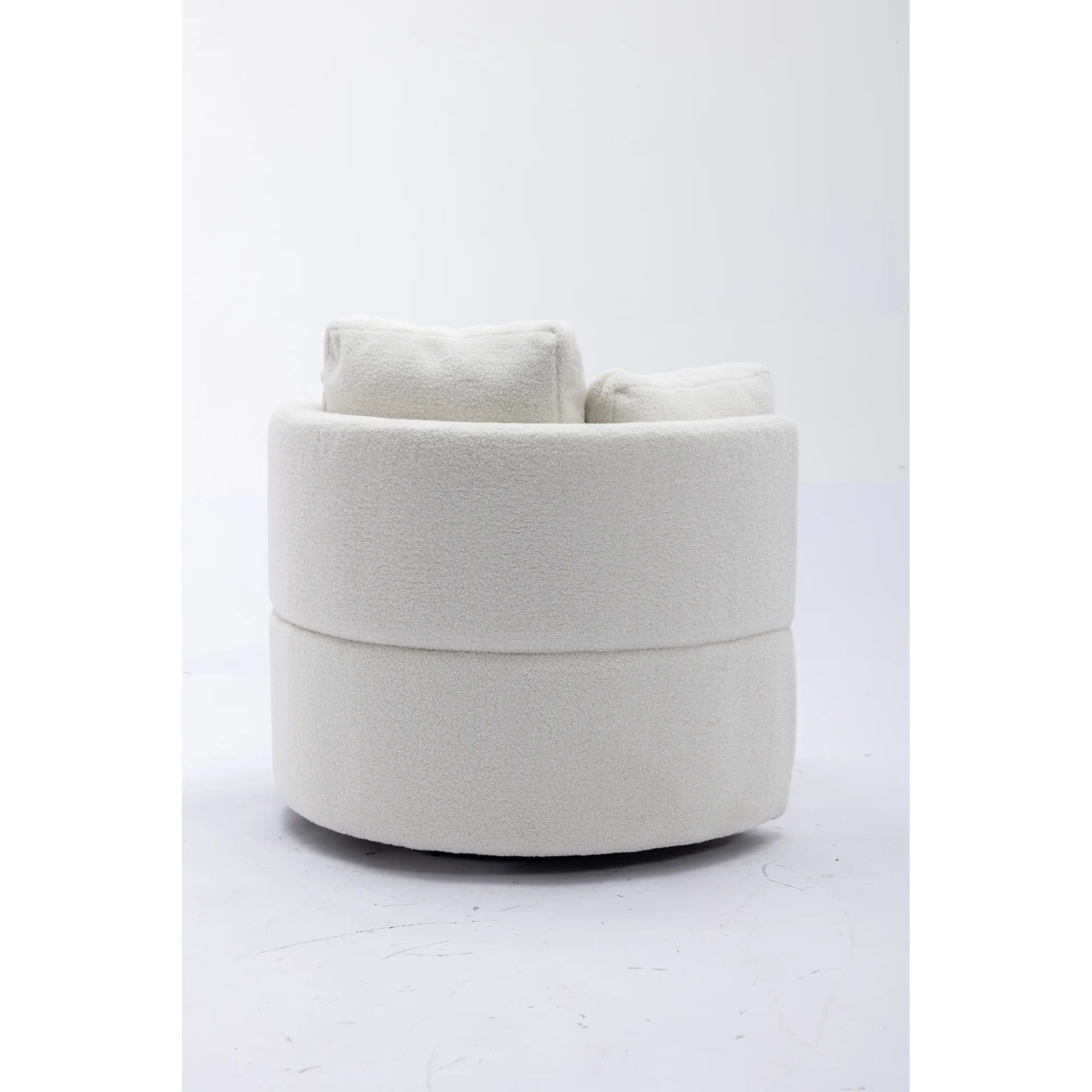 Swivel And Storage Chair For Living Room,Ivory