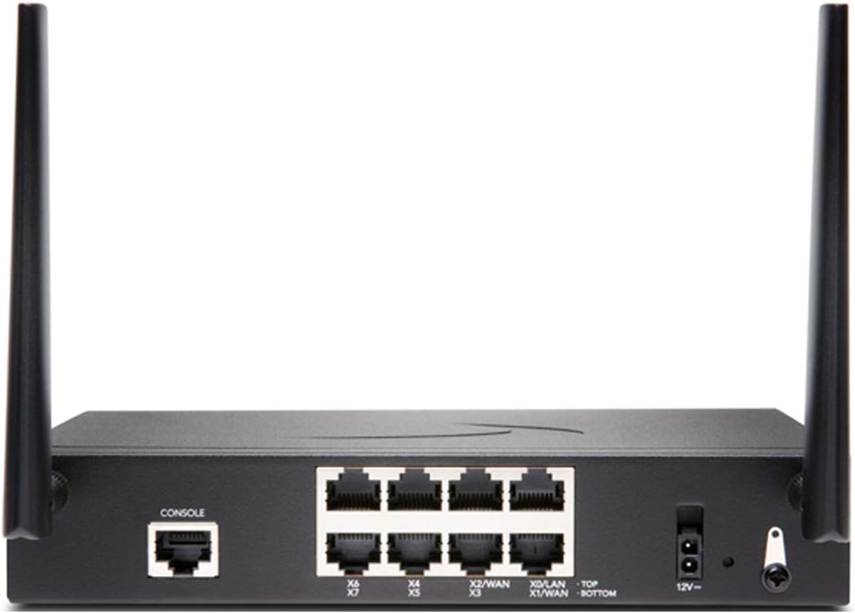 SonicWall TZ370 Wireless AC Network Security Appliance (02-SSC-2827) Bundled with a SonicWall 1 Year 24x7 Support for TZ370W (02-SSC-6523)