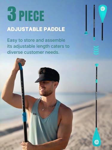 Niphean Inflatable Stand Up Paddle Board with SUP Accessories, Anti-Slip EVA Deck