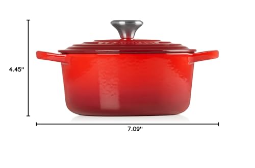 Le Creuset Enameled Cast Iron Signature Round Dutch Oven, 5.5 qt., Cerise