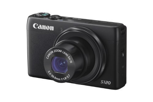 Canon PowerShot S120 Digital Camera w/ 12.1 MP 1/1.7 Inch Sensor & Wi-Fi Enabled Black