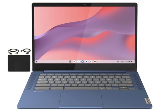 Lenovo Flagship Chromebook, 14'' FHD Touchscreen Slim Thin Light Laptop Computer, 8-Core MediaTek Kompanio 520 Processor, 4GB RAM, 64GB eMMC, WiFi 6
