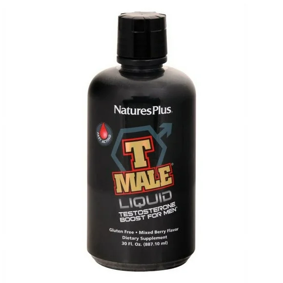 Nature's Plus T-Male Testosterone Fast Acting Liquid 30 Oz Brand New & Sealed - Kansas Nuitrition - HNZSDS