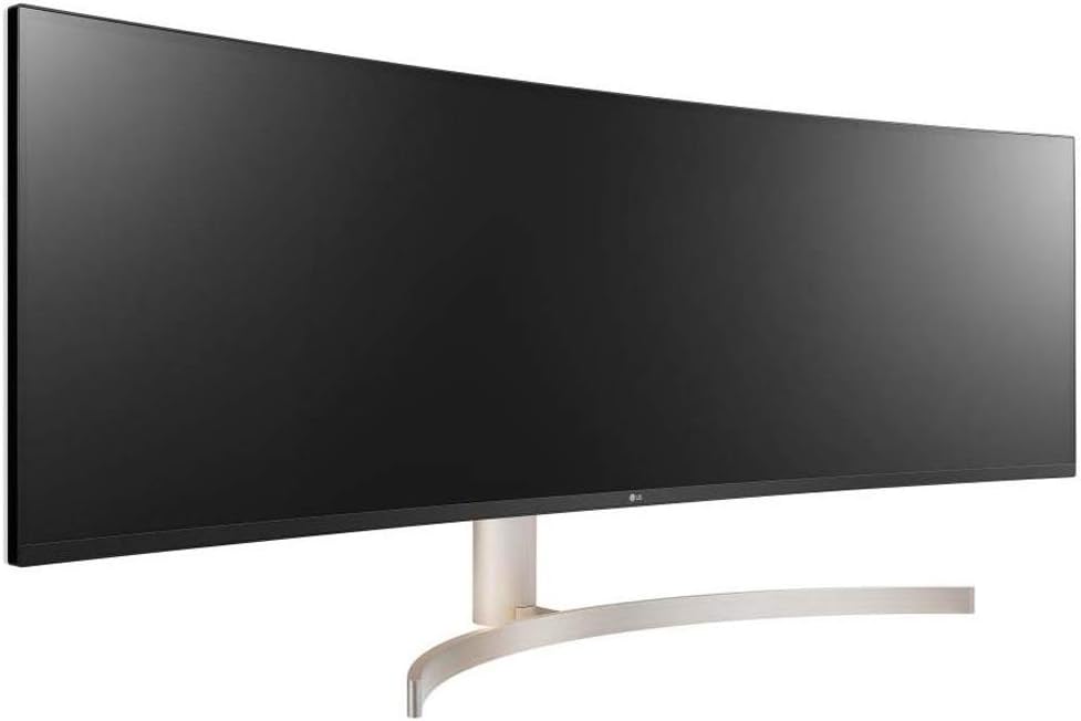 LG 49WL95C-W 49 inch Class 32:9 UltraWide Dual QHD IPS Curved LED Monitor 49 inch Diagonal Bundle with Deco Gear HDMI Cable 2 Pack + Gamer Surface