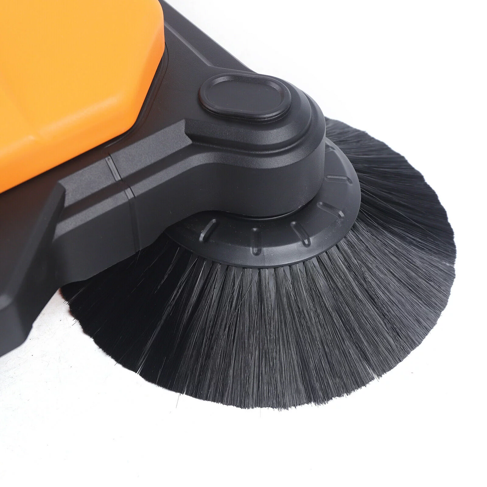 Electric Sweeping Brush, 26 Inch Industrial Manual Push Sweeper Walk-in Floor Sweeper for Backyard Road Home Construction Site Office