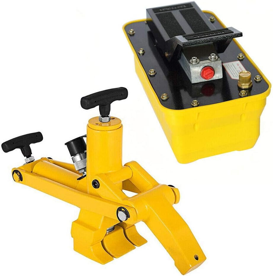 TFCFL Hydraulic Bead Breaker, Heavy Duty Tire Tool Bead Breaking Force with 10000PSI Foot Pump & Air Hose for Tractor Truck