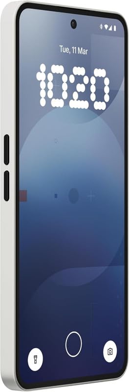 Nothing Phone (3a) Smartphone, 6.77" 120Hz AMOLED Display, 50MP Triple Camera System, Snapdragon 7s Gen3 Processor, Bluetooth 5.4, IP64 Waterproof