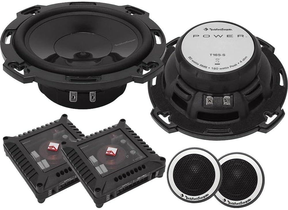 Rockford Fosgate T165-S T1 Power 6.5-Inch Component Speaker System