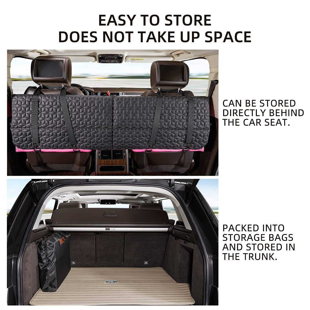 ABE Non-Inflatable Car Bed Mattress,Double-Sided Folding,Portable Back Seat - Sports Supplies Online Store