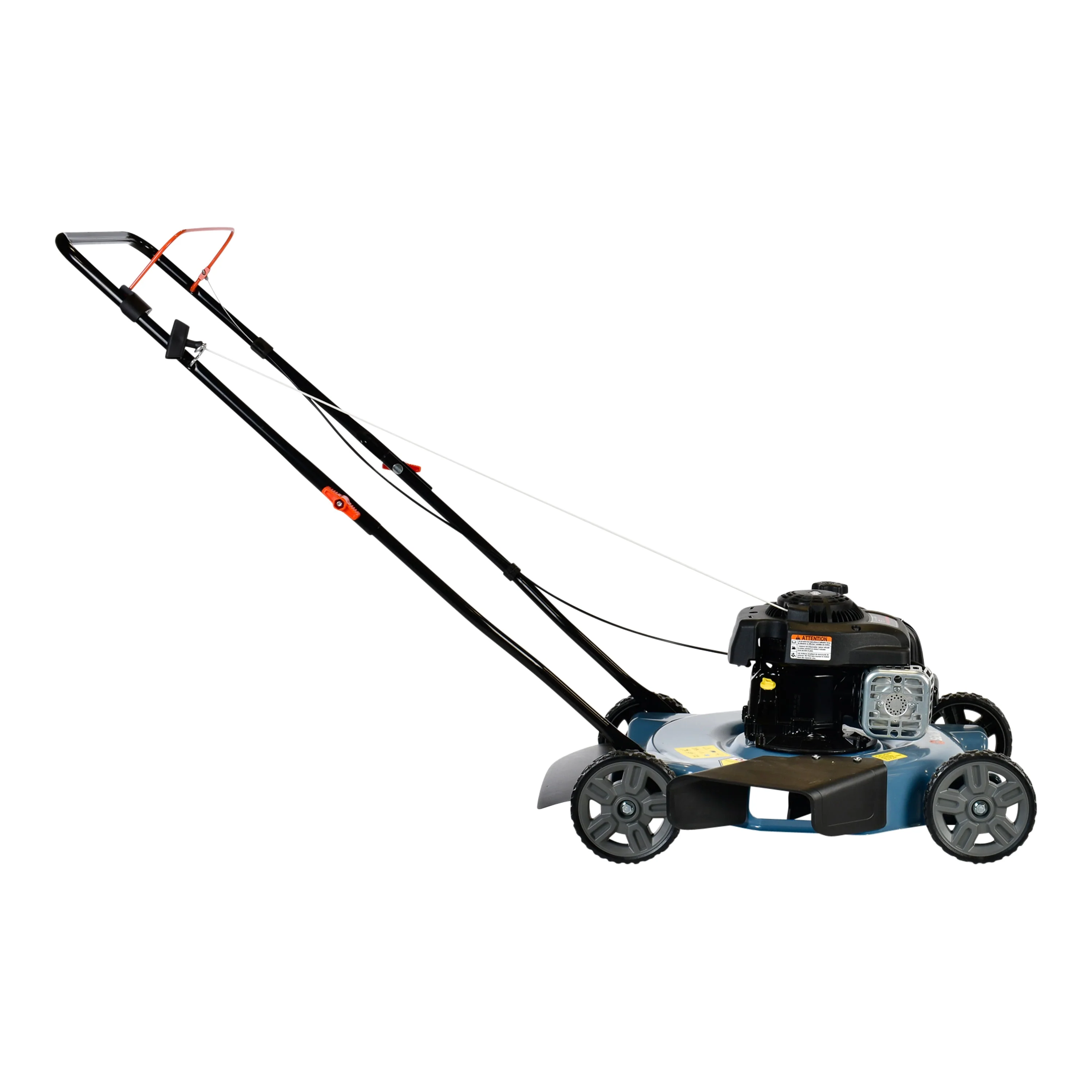 SENIX Gas Lawn Mower, 20-Inch, 125 cc 4-Cycle Briggs & Stratton Engine, Push Lawnmower with Side Discharge, 3-Position Height Adjustment, LSPG-L2