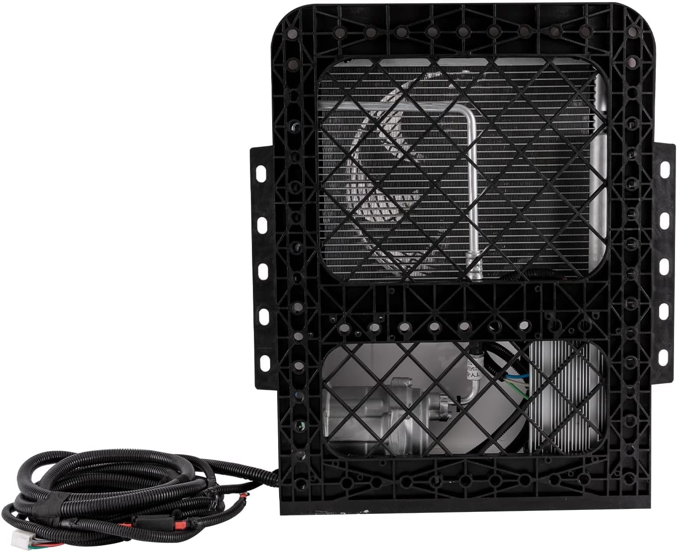Truck Air Conditioner Set For RV Caravan Truck Tractor Universal 12V DC Parking Air Conditioner (White)