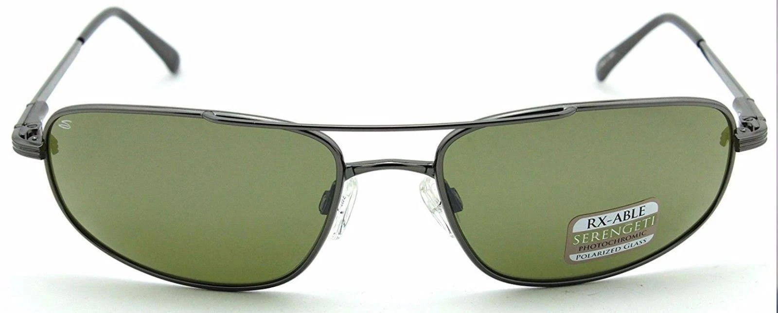 Serengeti Velocity Sunglasses (Shiny Gunmetal 555nm Polarized)