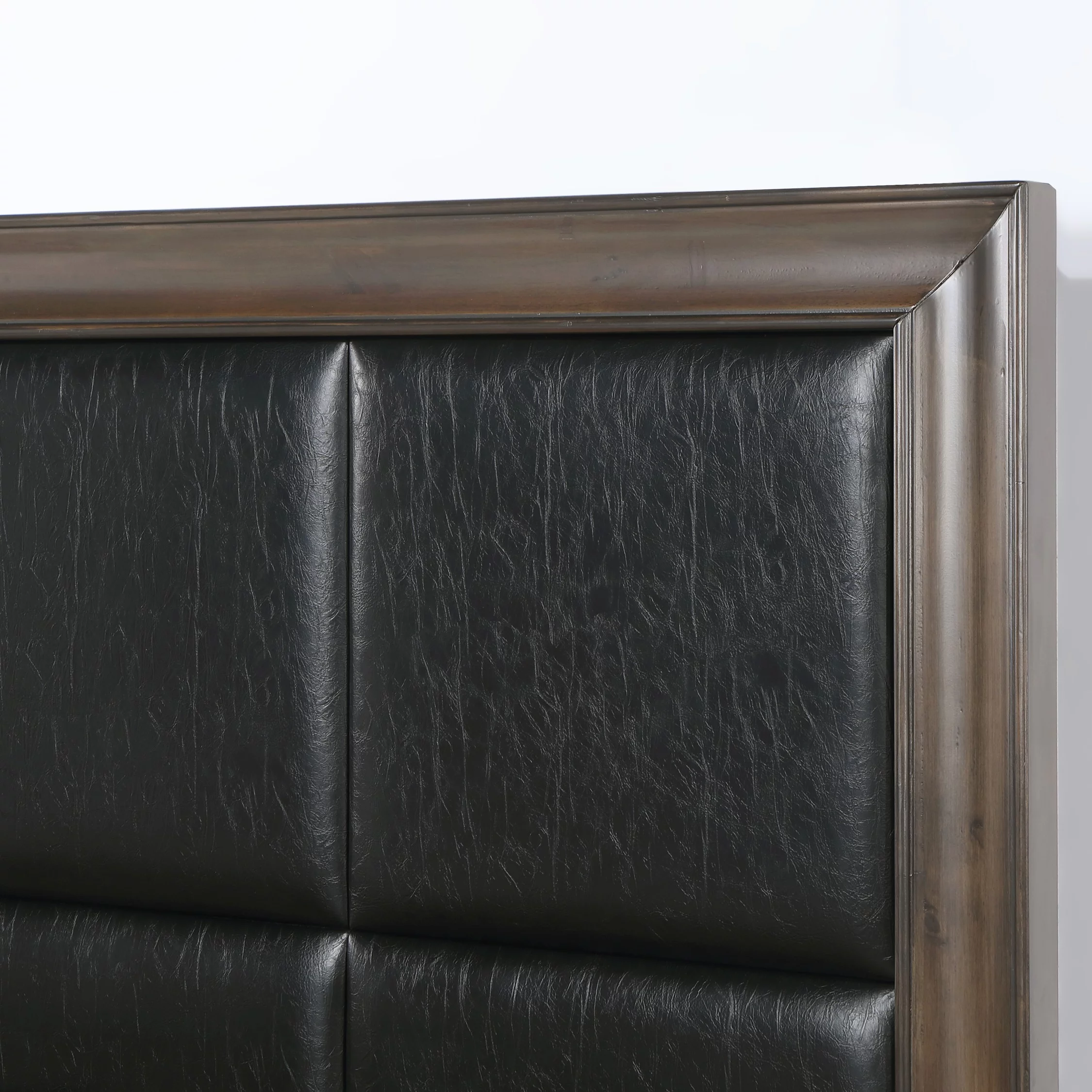Roundhill Aetheria Contemporary Wood 3-Piece Upholstered Storage Bedroom Set in Dark Brown