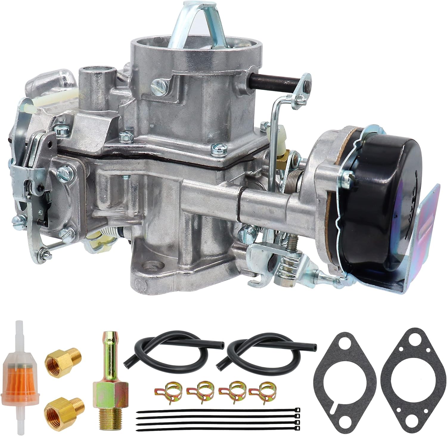 NENKUTEN Autolite 1100 1 Barrel Carburetor Straight 6 Cylinder 170/200 CID Engines for 1963-1969 Ford Mustang Falcon Ranchero Club Wagon Mercury