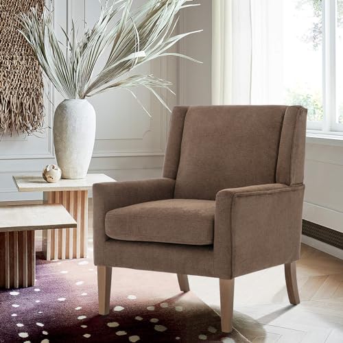 COLAMY Modern Wingback Living Room Chair, Upholstered Fabric Accent Armchair
